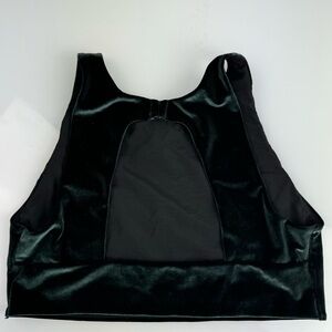 Victoria's Secret dark green Velvet Bra